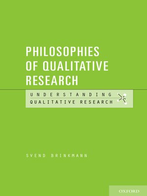cover image of Philosophies of Qualitative Research